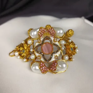 Imperial Mother Pearl Cluster Openable Kara