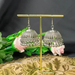 Antique Silver Textured Earrings