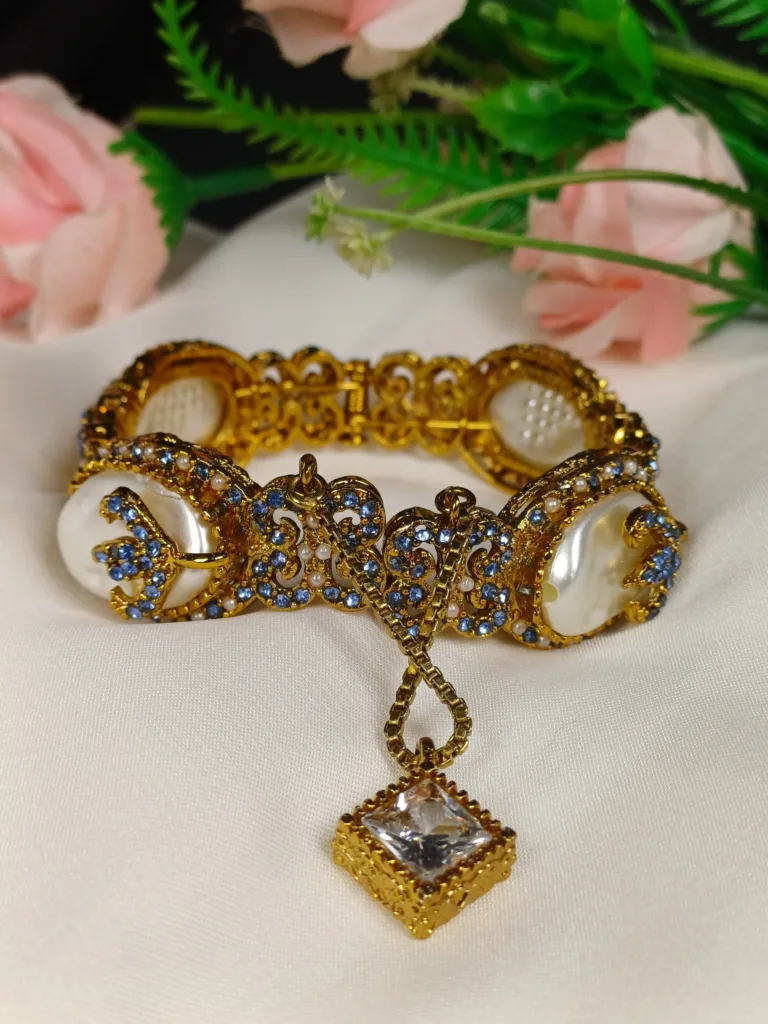 Classic Turkish Precious Mother Pearl Kara