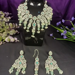 Sitara Mint Collar Bridal set