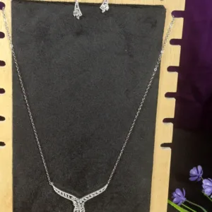 The Diamond Halo Flower Locket Set with Studs