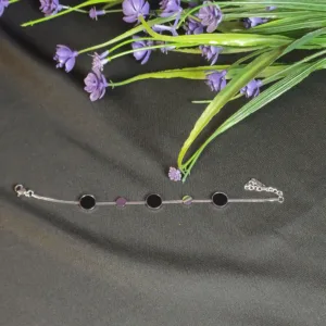 Classic Black Onyx Statement Bracelet