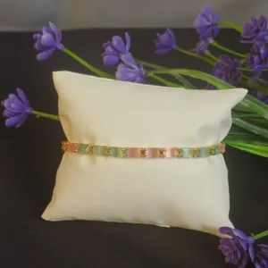 Two-Tone Baguette Bracelet