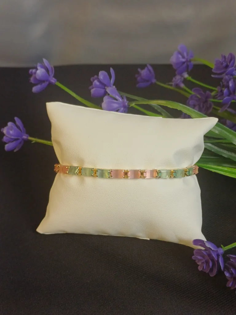 Two-Tone Baguette Bracelet
