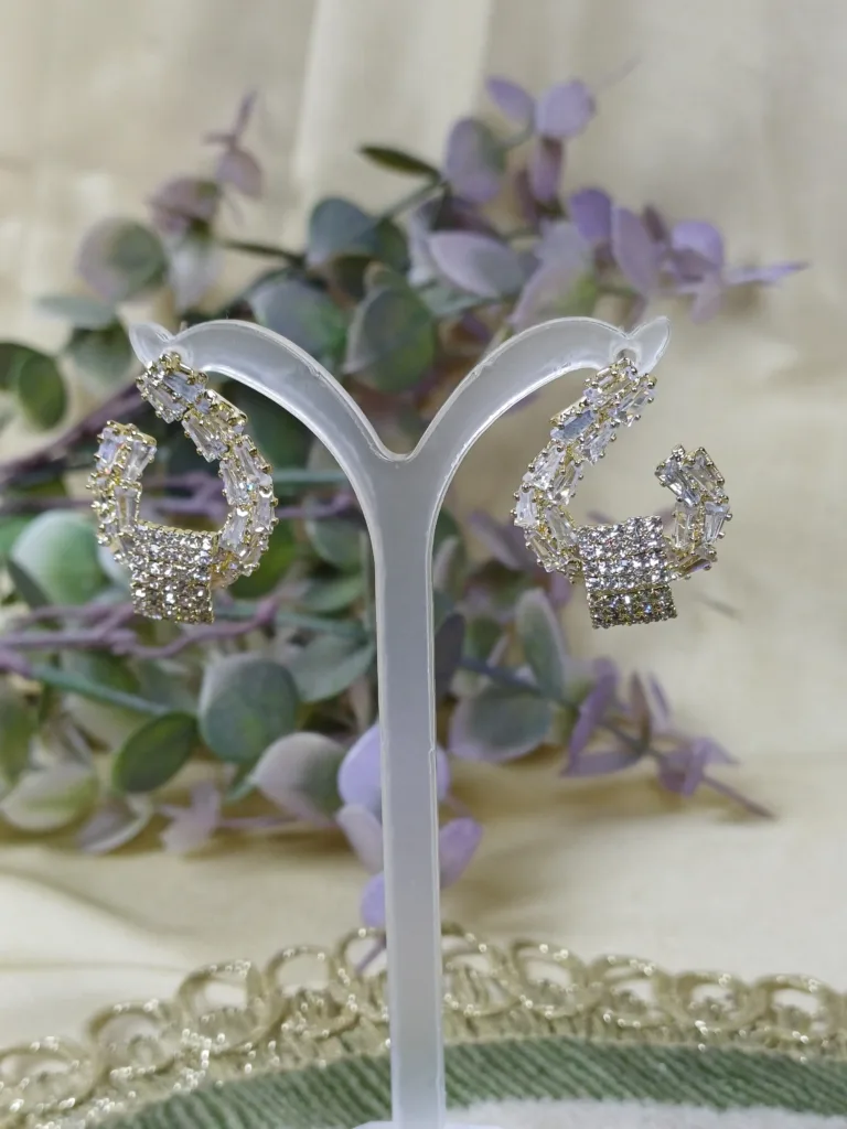 Soft Shine Aurora Crystal Studs