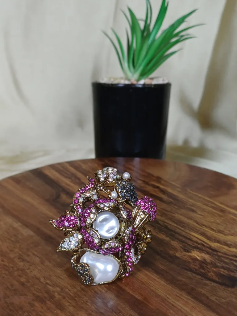 Diamond Cascade Ring