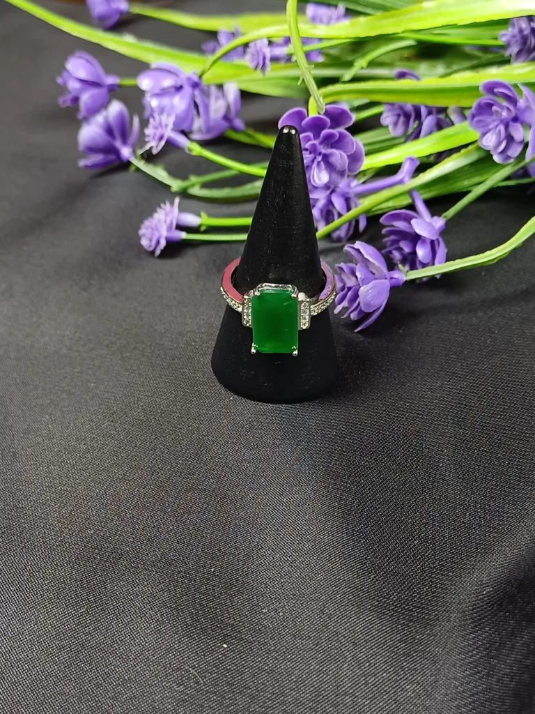 The Emerald-Cut Green Ring