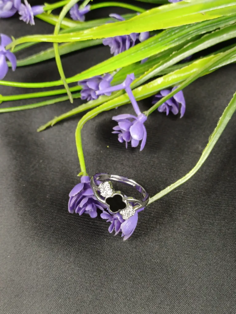 Black & White Fortune Ring