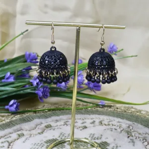 Black Matte Earrings