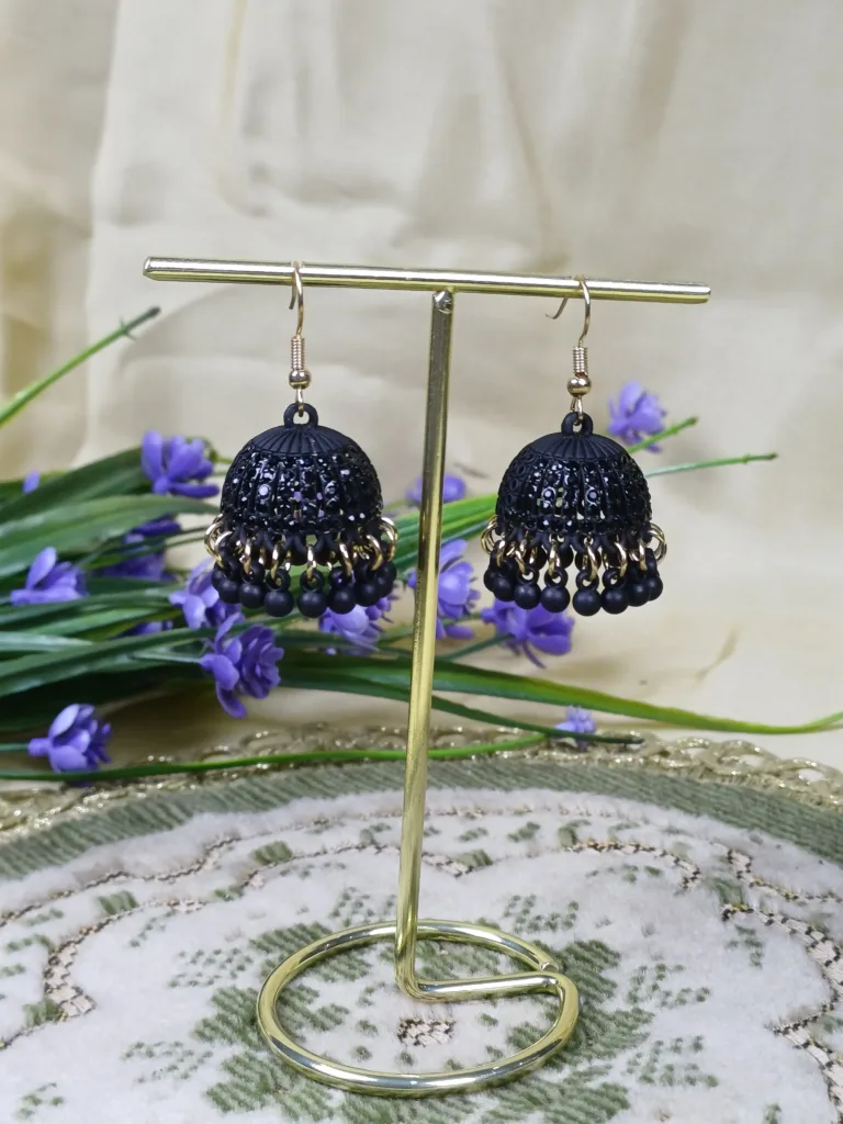 Black Matte Earrings