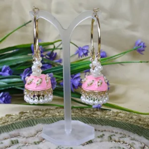 Pink Pearl Earrings