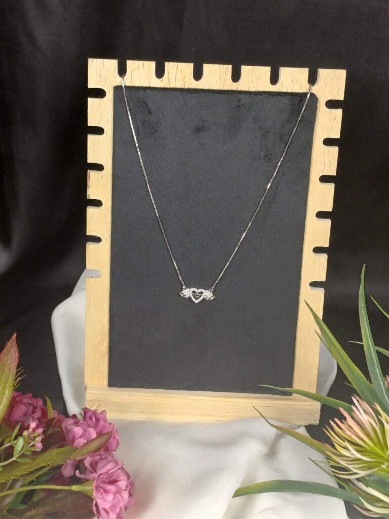 Winged Heart Locket Set