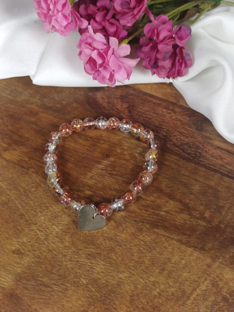 Copper Glow Heart Bracelet