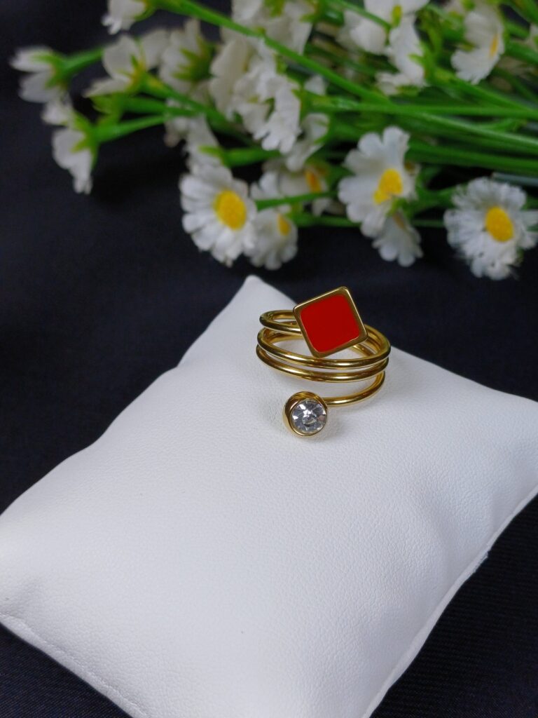 Emerald Spiral Wrap Ring