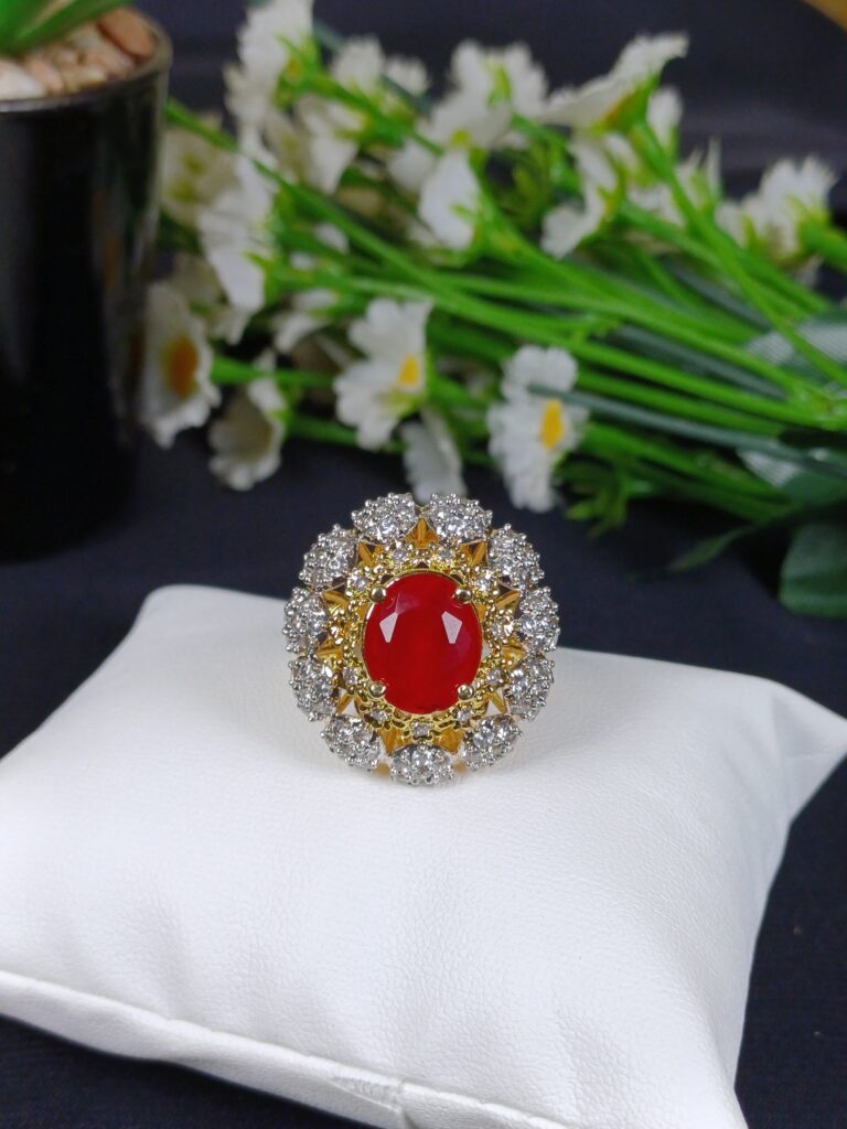 Gold Plated Yaqoot Gilded Radiance Ring