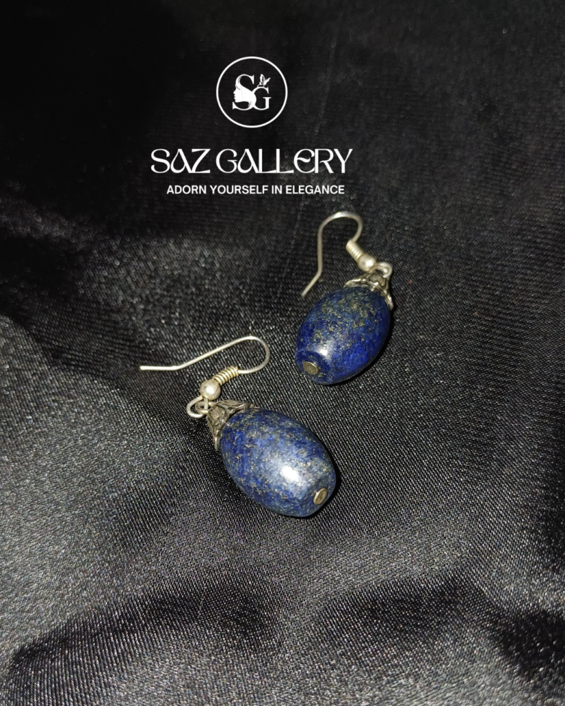 The Midnight Lapis Lazuli Boho Drop Earrings
