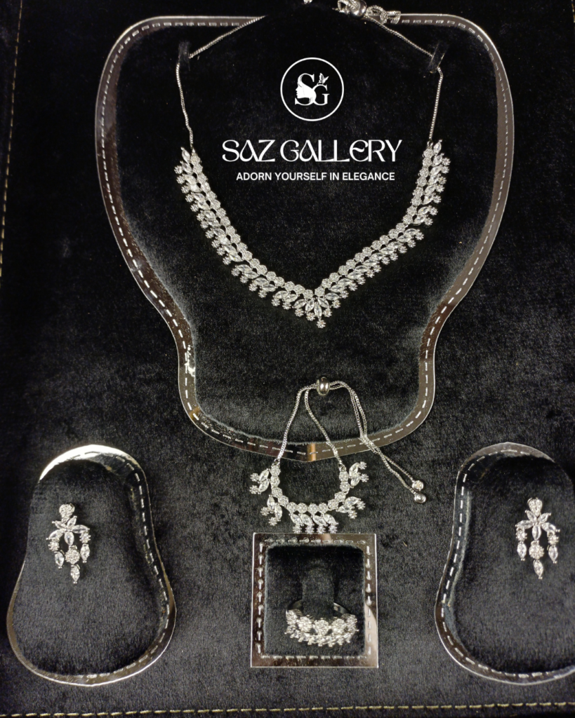 The Cascading Crystal Full Jewelry Suite