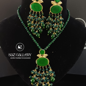 The Royal Pearl Cascade Necklace & Earring Set
