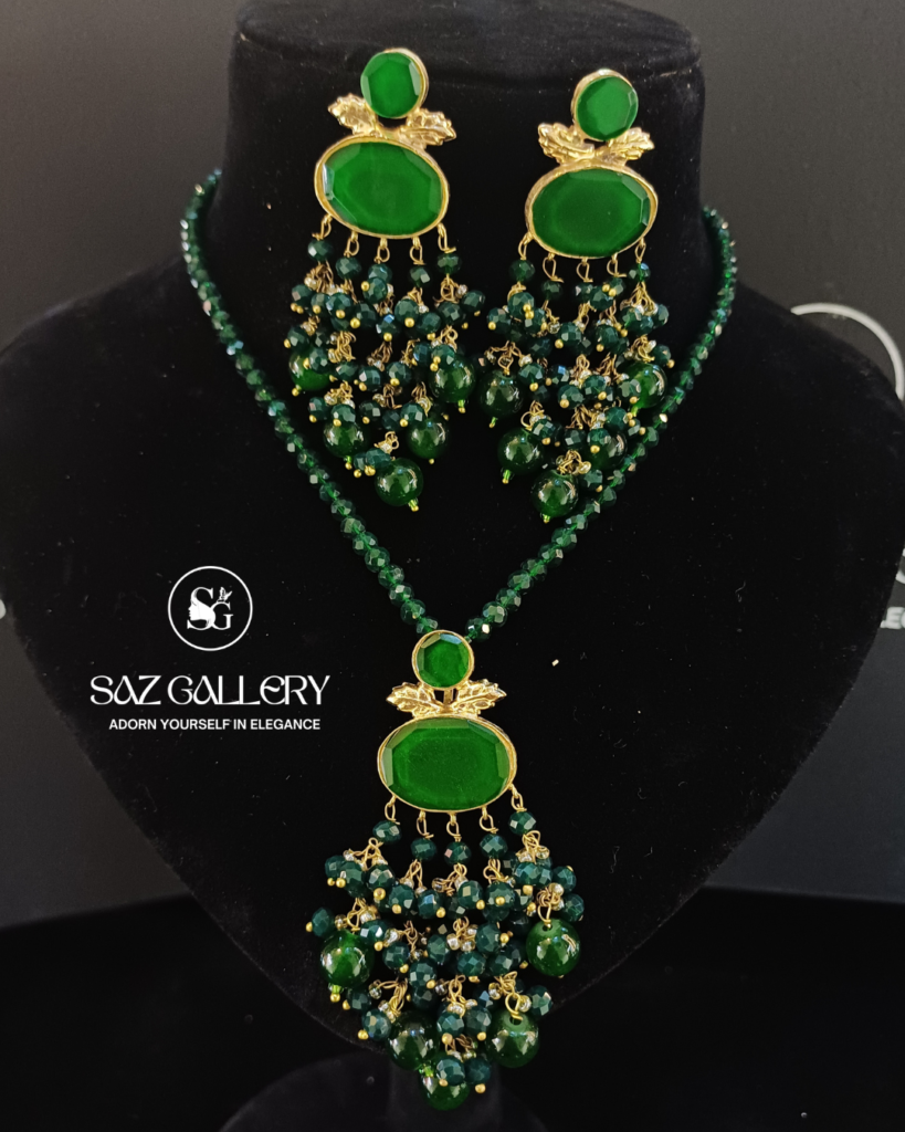 The Royal Pearl Cascade Necklace & Earring Set